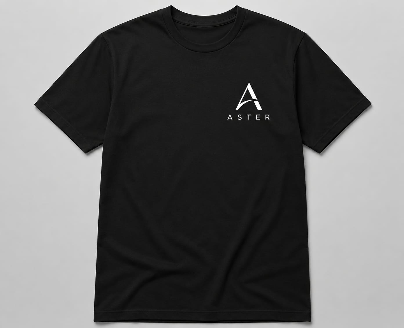 Classic Black Round Neck T-Shirt